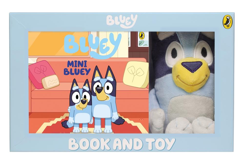 Bluey: Mini Bluey and Bluey Toy Box Set, 9781761357381