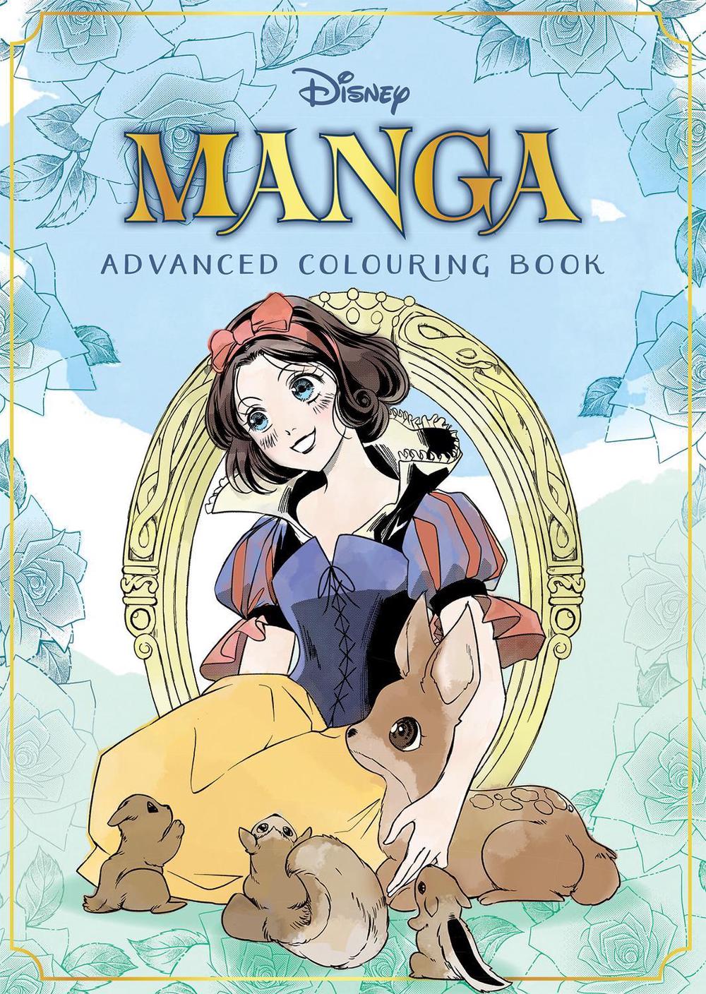 Disney Manga: Advanced Colouring Book, 9781761522253