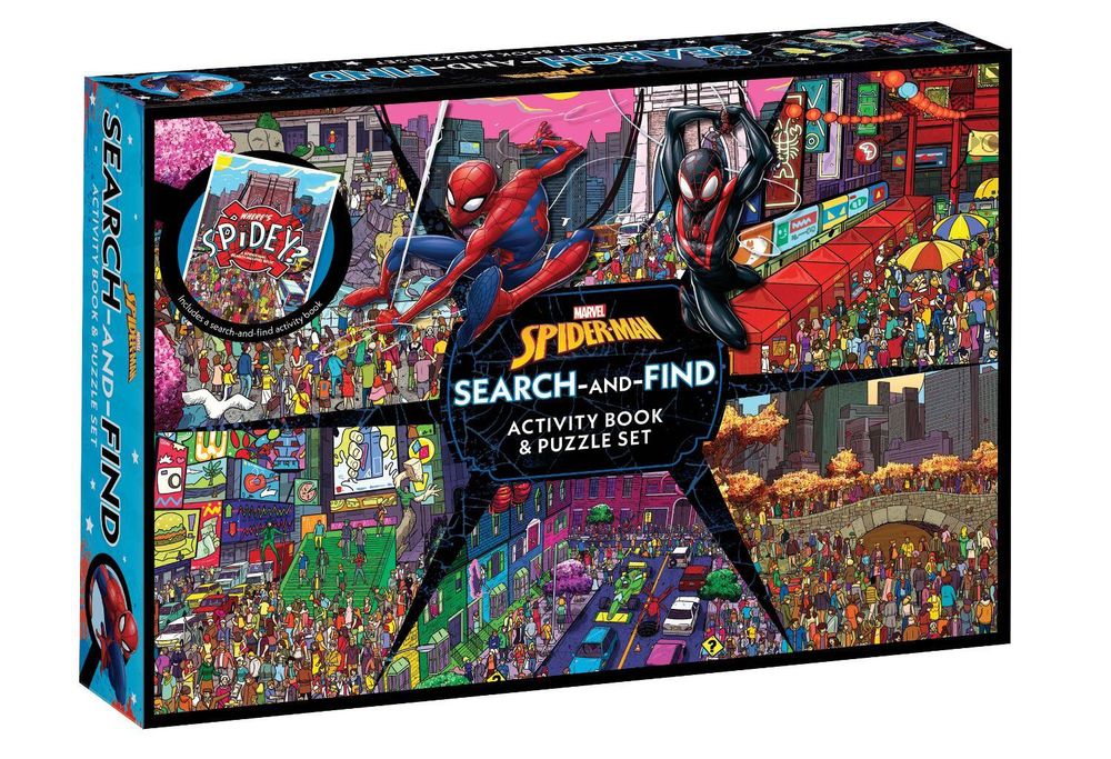 Spider-Man: Search-and-Find Activity Book and Puzzle Set (Marvel: 200 Pieces) - ISBN: 9781761523595
