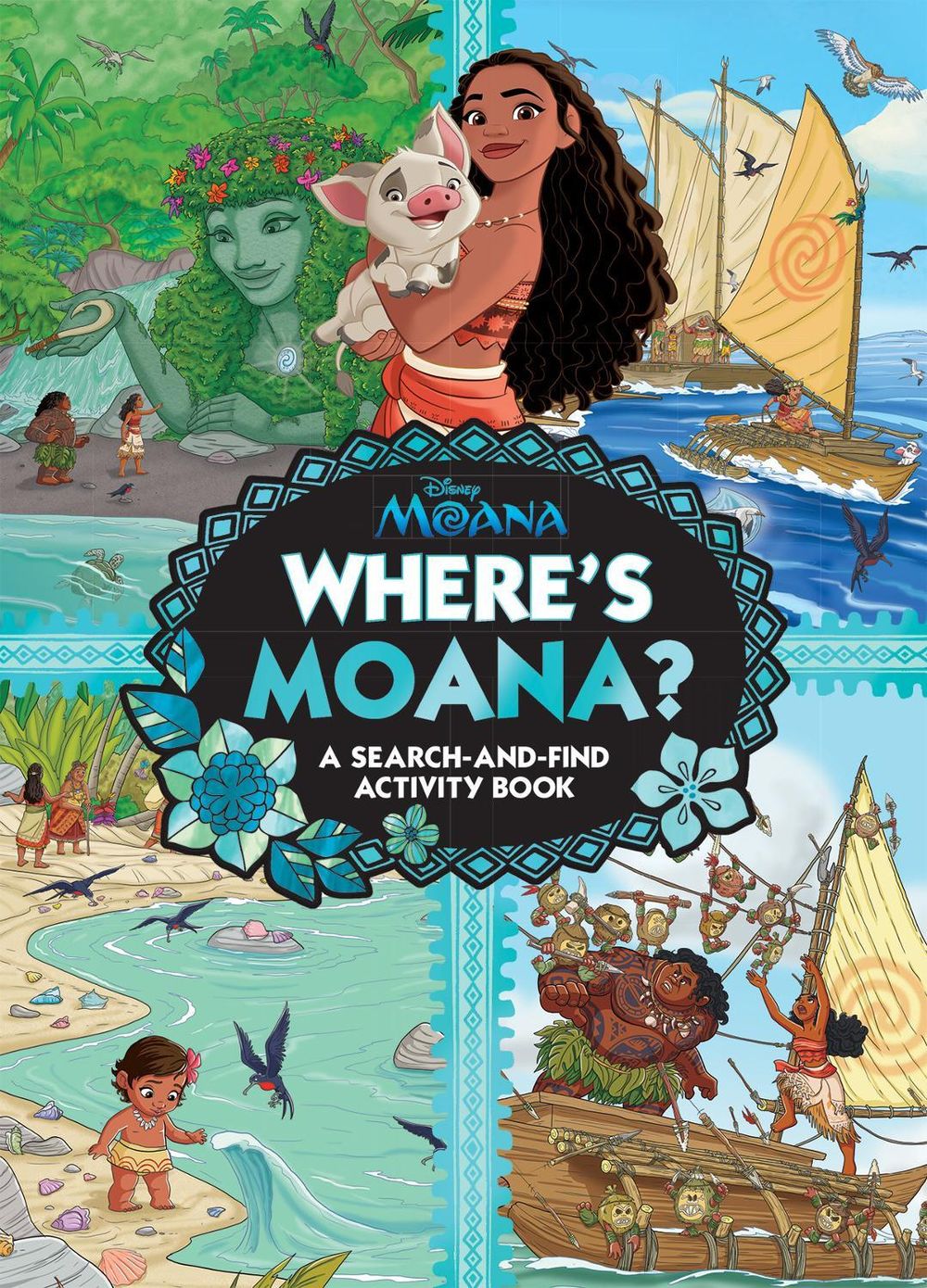 Where's Moana?: A Search-and-Find Activity Book (Disney) - ISBN: 9781761529832