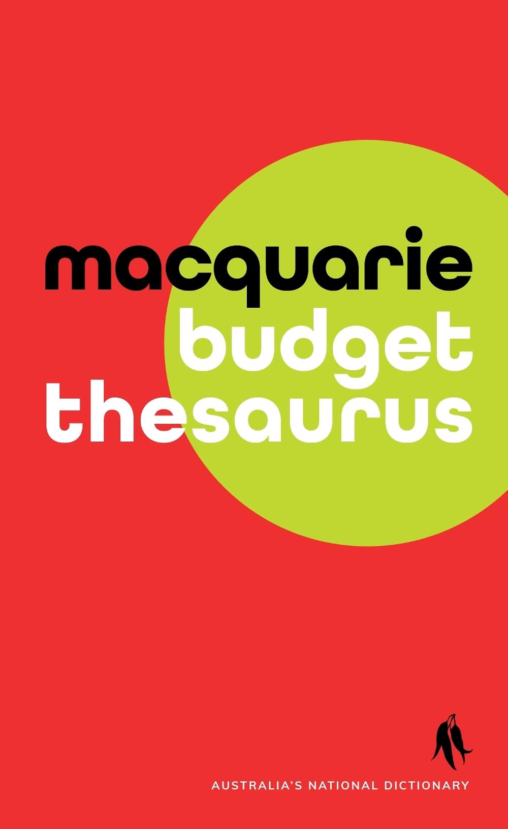 Macquarie Budget Thesaurus, 9781761562761