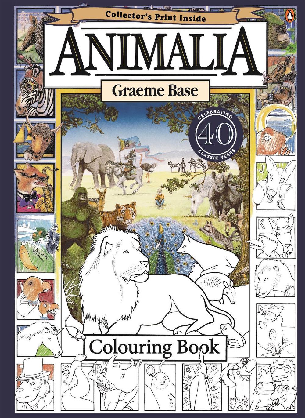 Animalia Colouring Book by Graeme Base - ISBN: 9781761622298