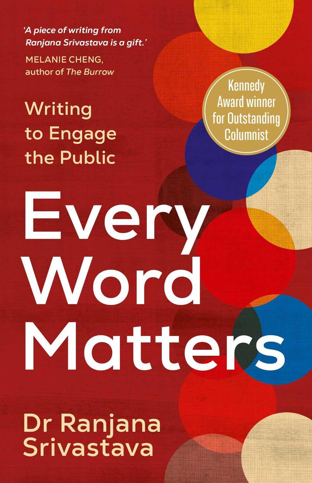 Every Word Matters by Dr Ranjana Srivastava - ISBN: 9781761634192