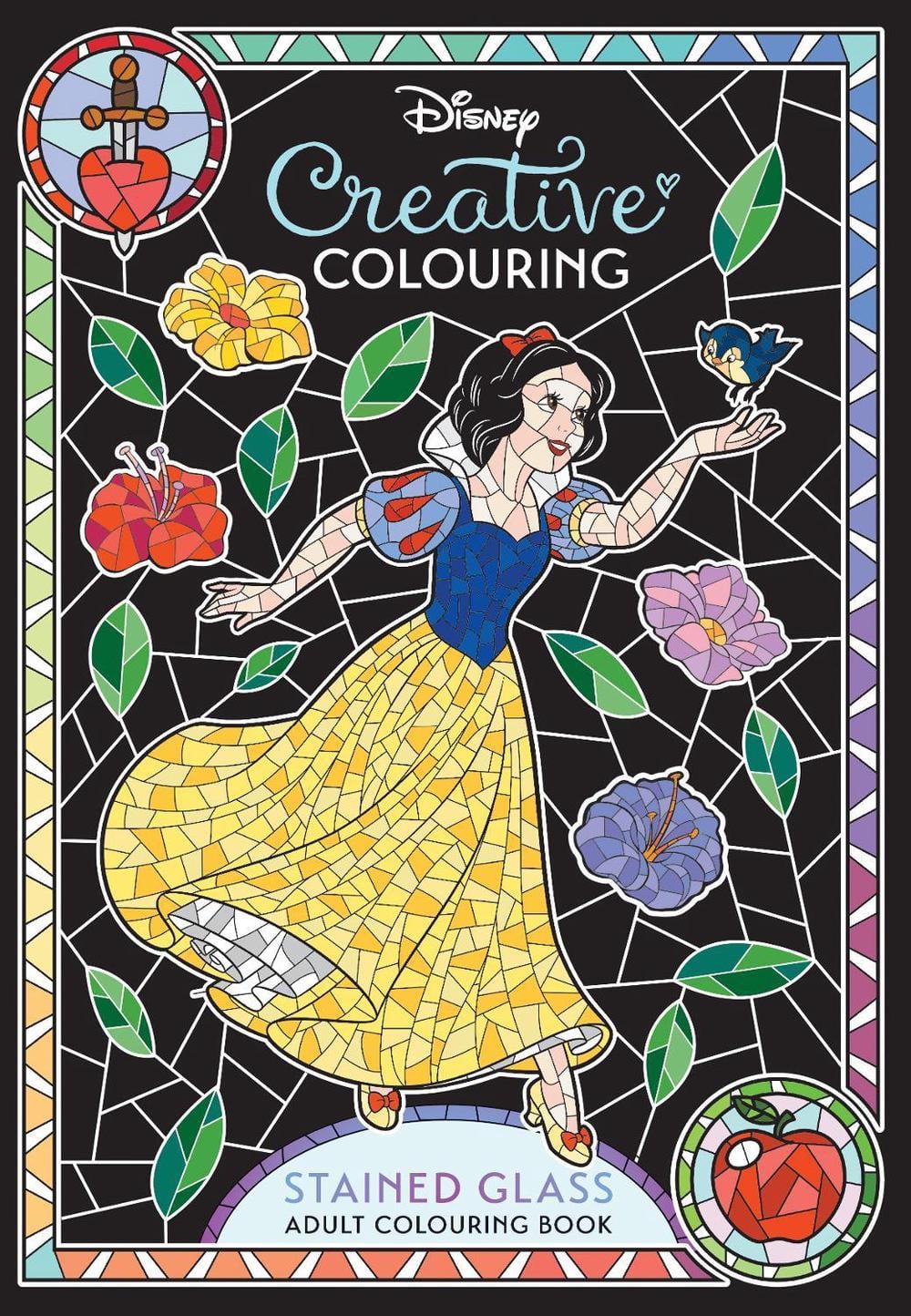 Disney: Creative Colouring Stained Glass Adult Colouring book (Starring Snow White) - ISBN: 9781761643071
