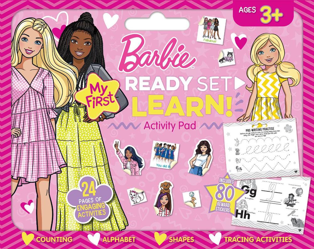 My First Barbie: Ready Set Learn! Activity Pad (Mattel: Ages 3+ Years) by Mattel - ISBN: 9781761643446