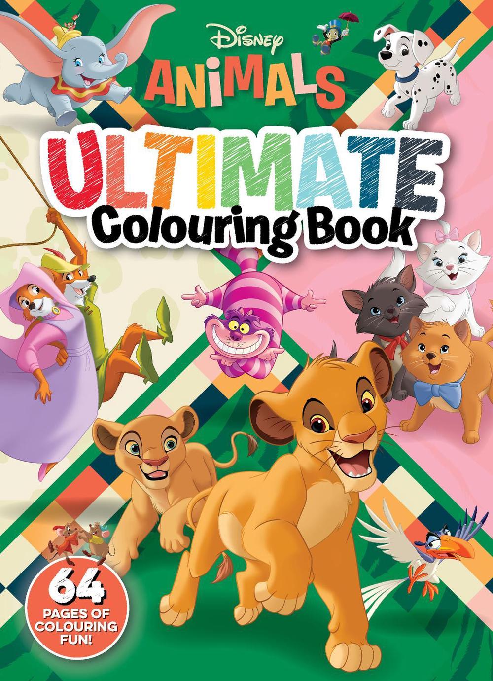 Disney Animals: Ultimate Colouring Book (Starring The Lion King), 9781761644726