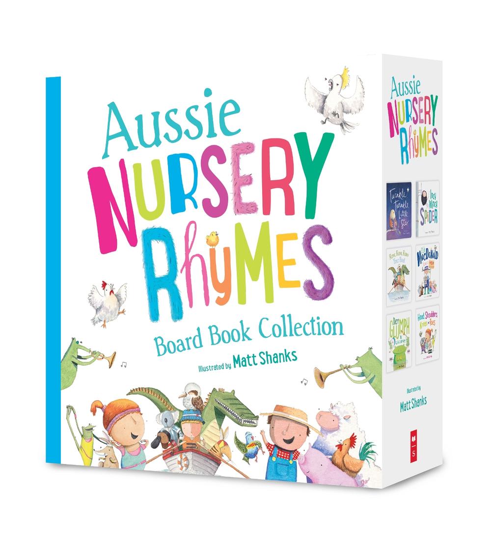 Aussie Nursery Rhymes: 6-Board Book Collection, 9781761648038