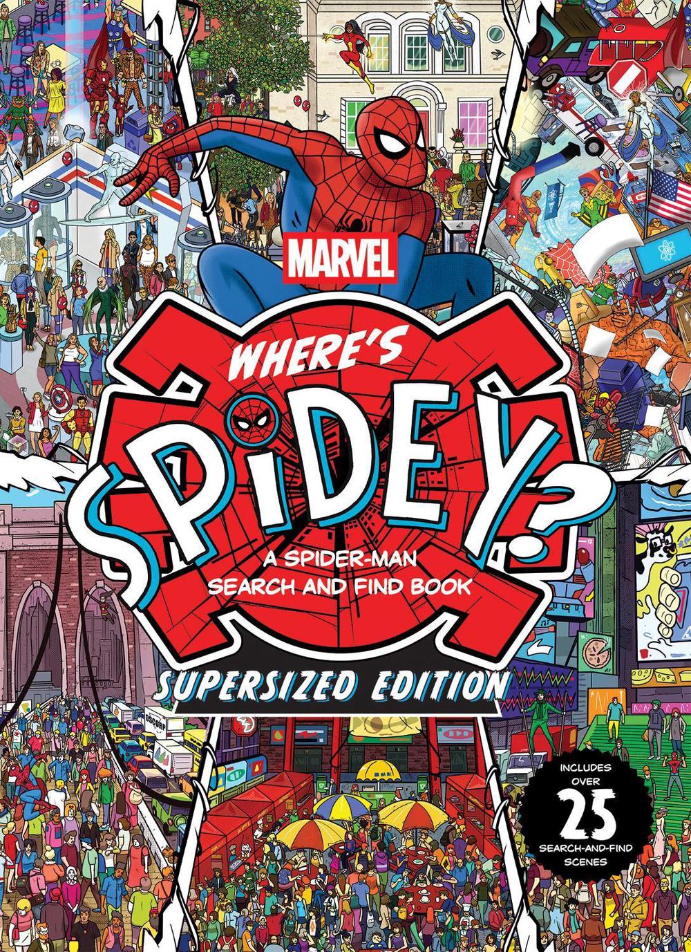 Where's Spidey? A Spider-Man Search and Find Book: Supersized Edition (Marvel), 9781761648250