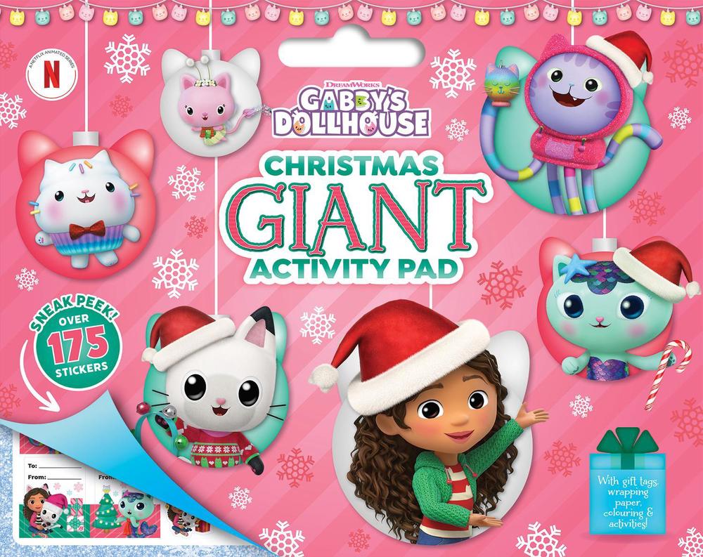 Gabby’s Dollhouse: Christmas Giant Activity Pad (DreamWorks), 9781761649875