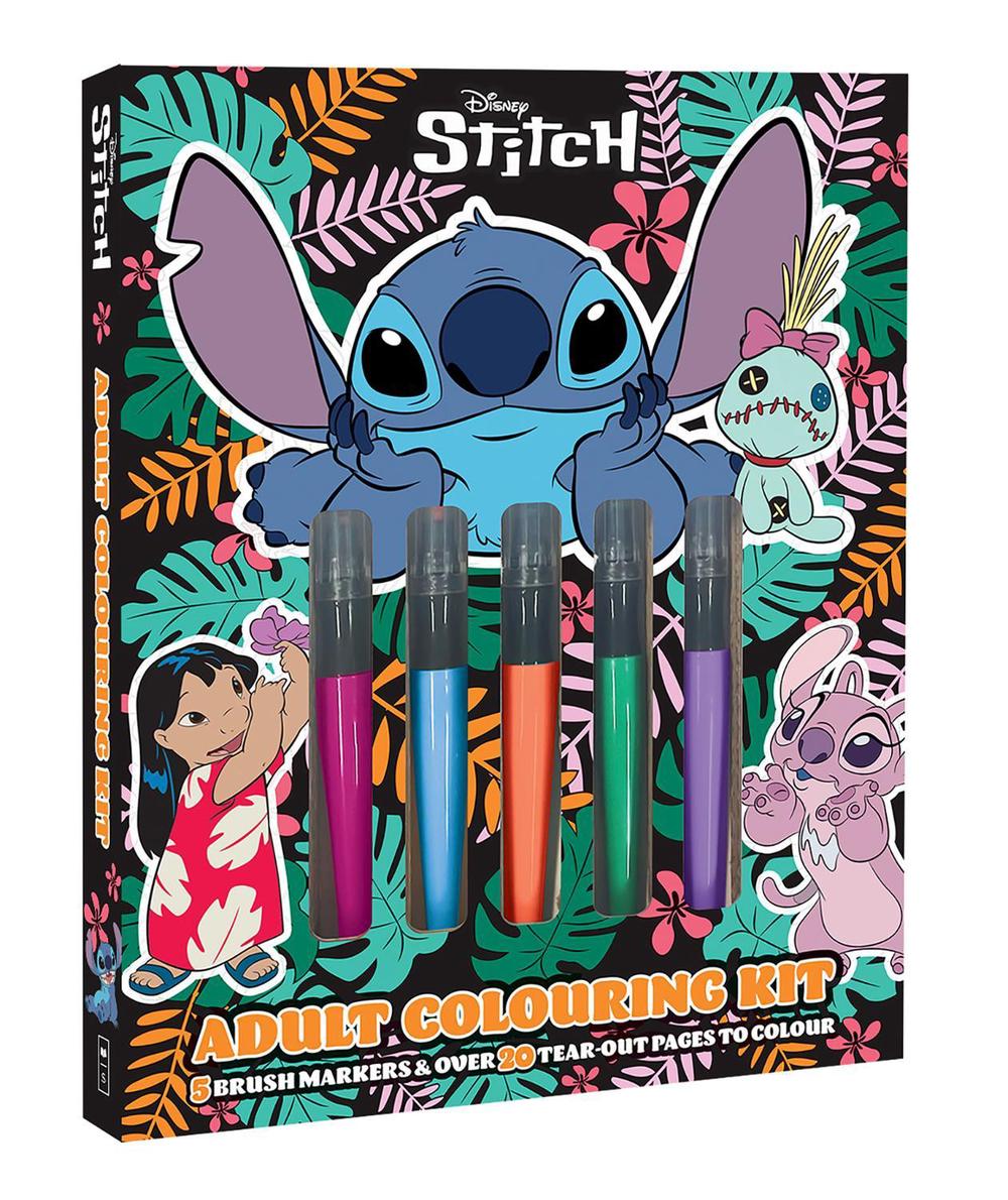 Stitch: Adult Colouring Kit (Disney), 9781761720437