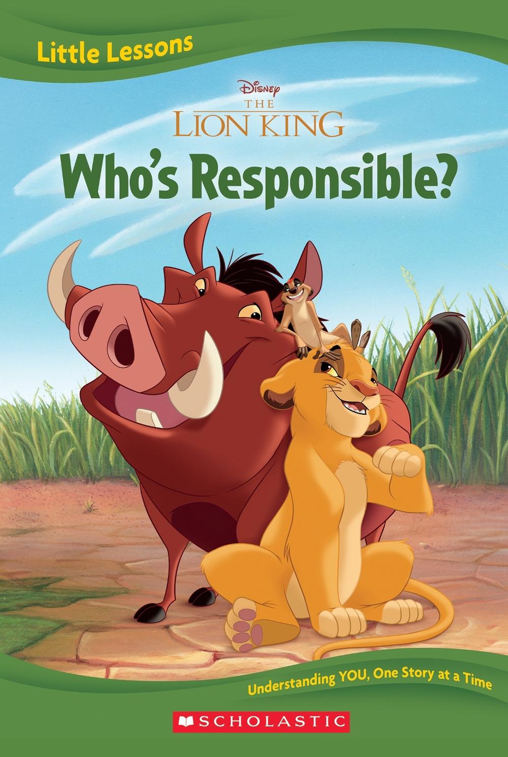 The Lion King: Who's Responsible? (Disney: Little Lessons), 9781761724503