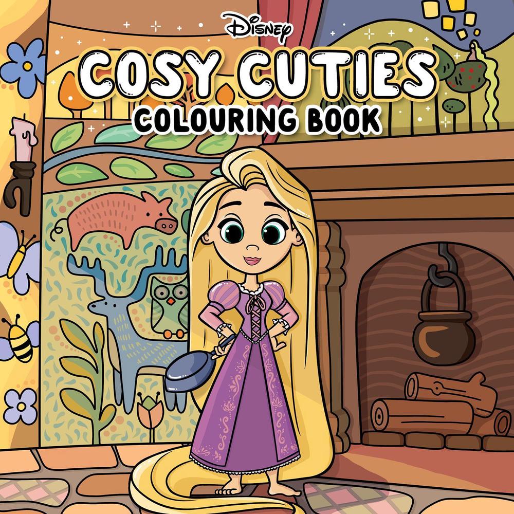 Cosy Cuties: Colouring Book (Disney), 9781761726439