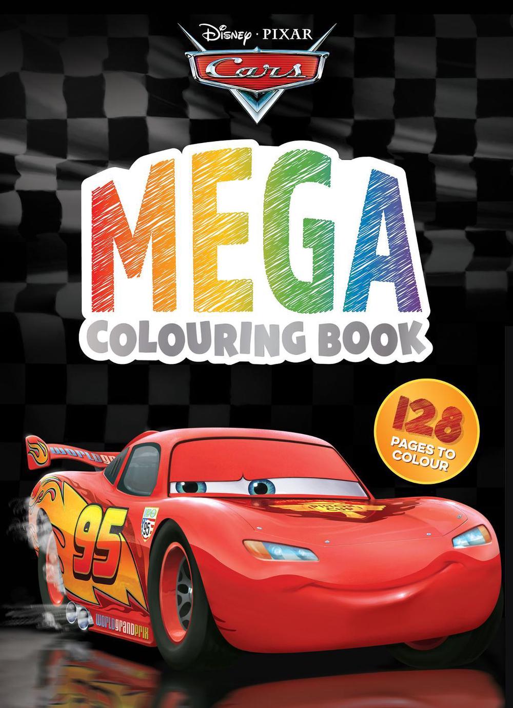 Cars: Mega Colouring Book (Disney Pixar), 9781761726552