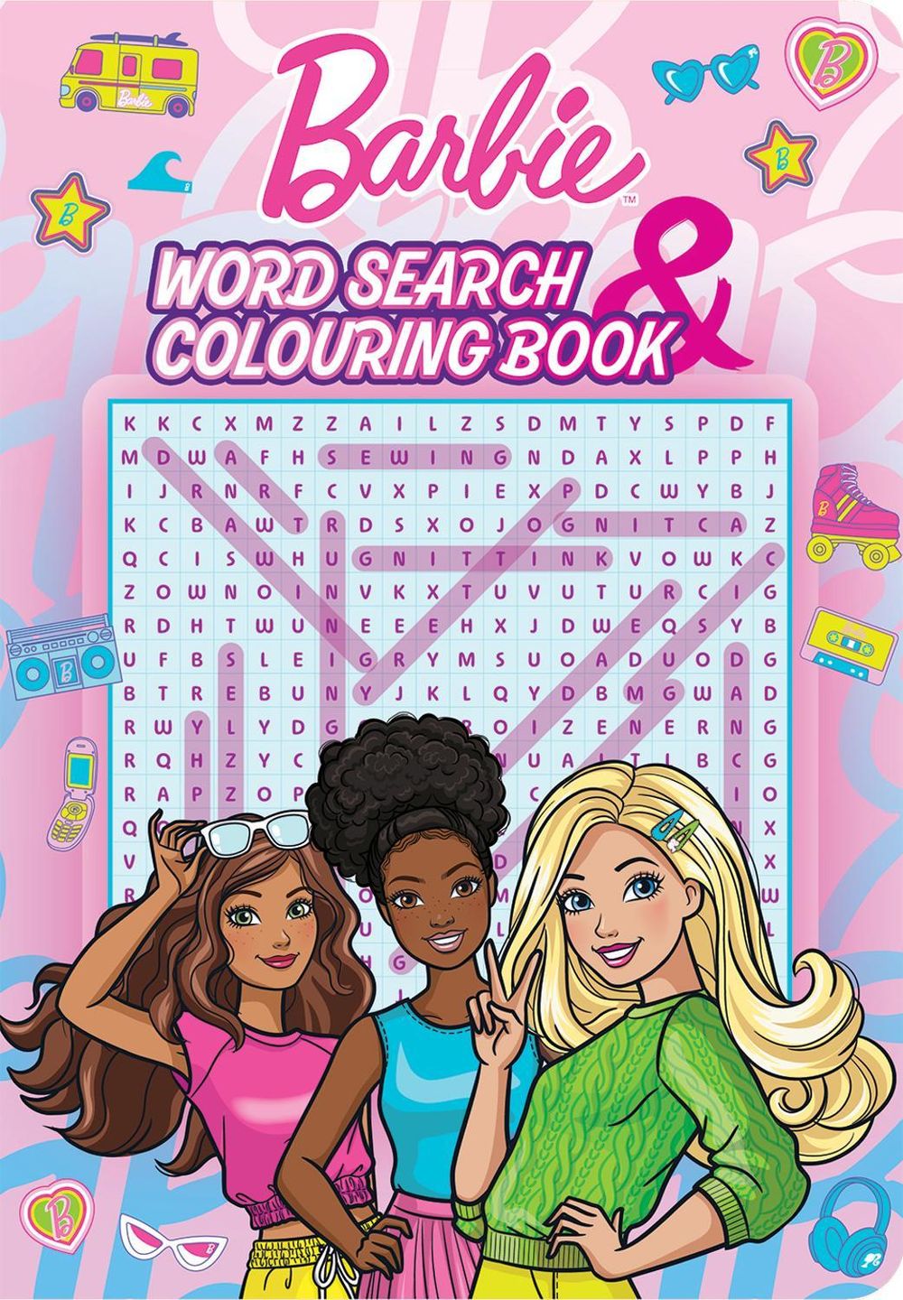 Barbie Word Search And Colouring Book Mattel Paperback barbie-word-search-and-colouring-book-mattel-paperback