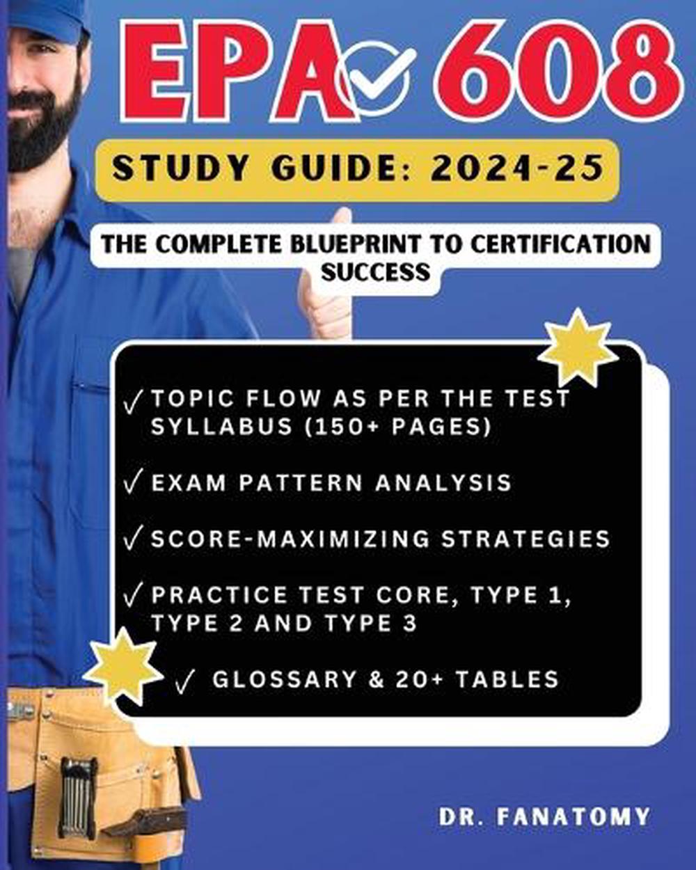 EPA 608 Study Guide By Dr Fanatomy, Paperback, 9781763512511 | Buy ...