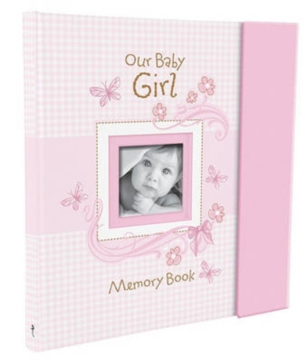 Christian Art Gifts Girl Baby Book of Memories Pink Keepsake Photo Album Our Baby Girl Memory Book Baby Book with Bible Verses, the First Year by Christian Art Gifts - ISBN: 9781770364172