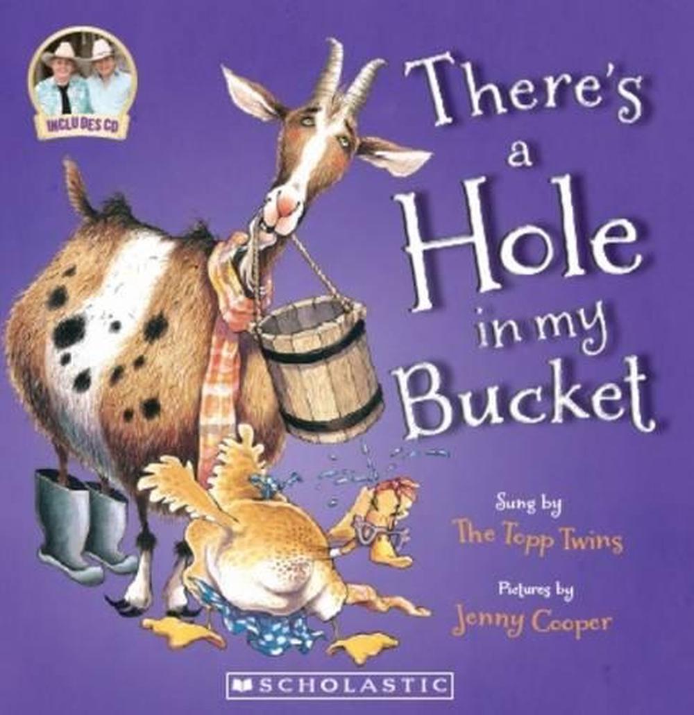 There's a Hole in My Bucket + CD by Topp Twins, Board Book