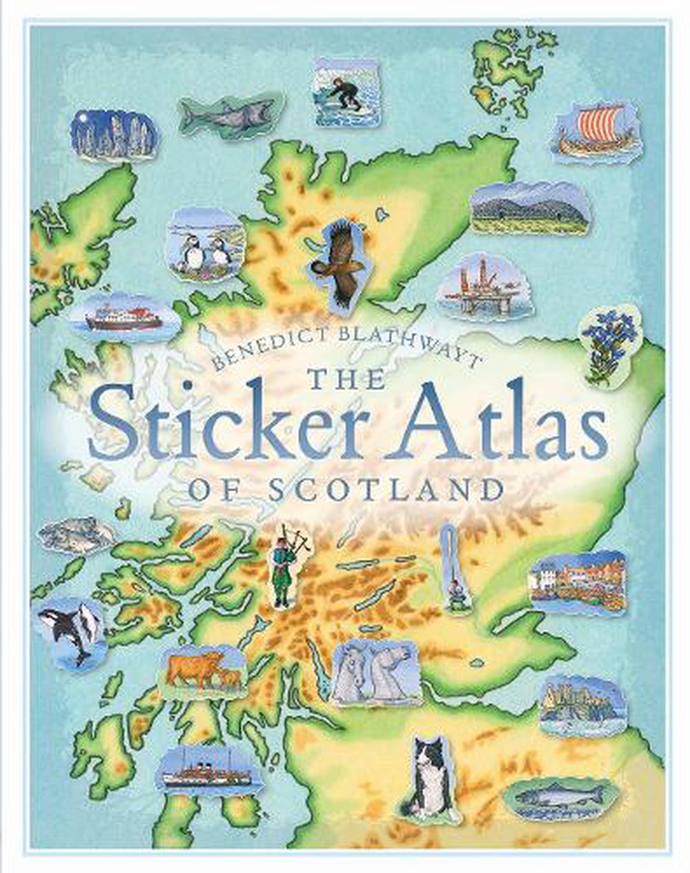 The Sticker Atlas of Scotland, 9781780274126