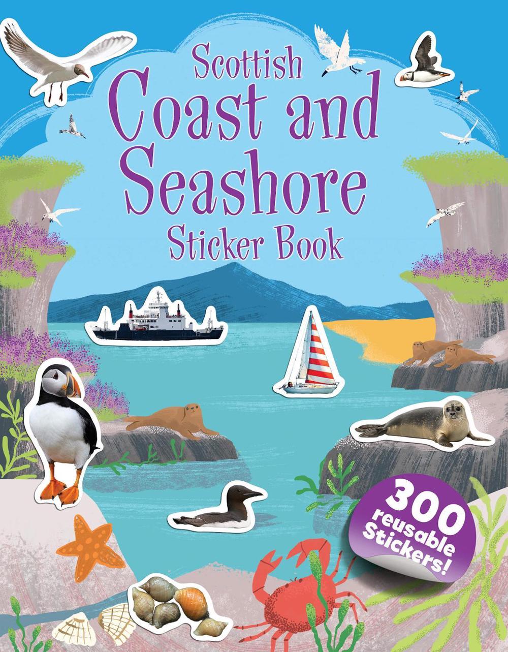 Scottish Coast and Seashore Sticker Book, 9781780279459