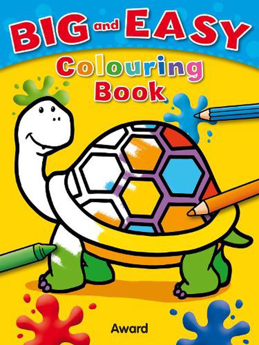 Big and Easy Colouring Book Tortoise Big Pictures, Bold Outlines