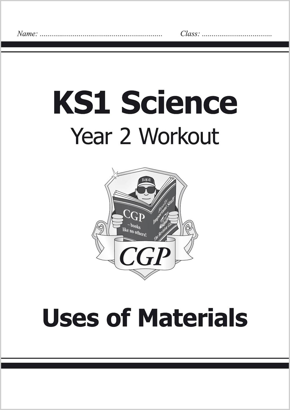 KS1 Science Year 2 Workout Uses of Materials by CGP Books, Paperback
