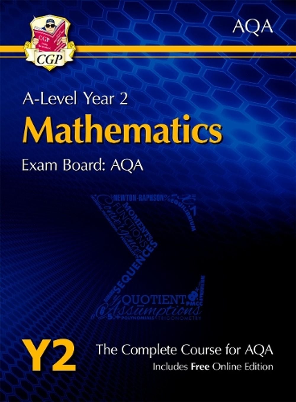 A-Level Maths for AQA: Year 2 Student Book with Online Edition by CGP ...
