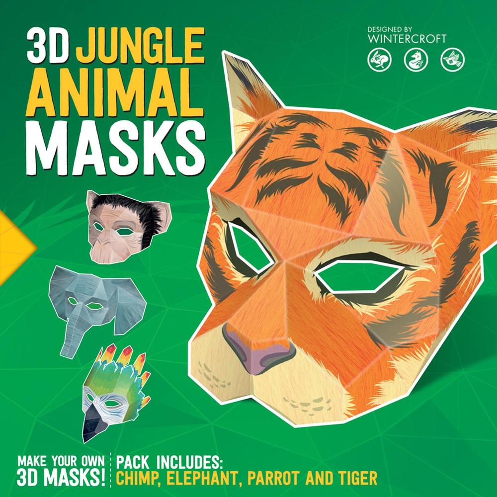 3D Jungle Animal Masks by Steve Wintercroft - ISBN: 9781783122639