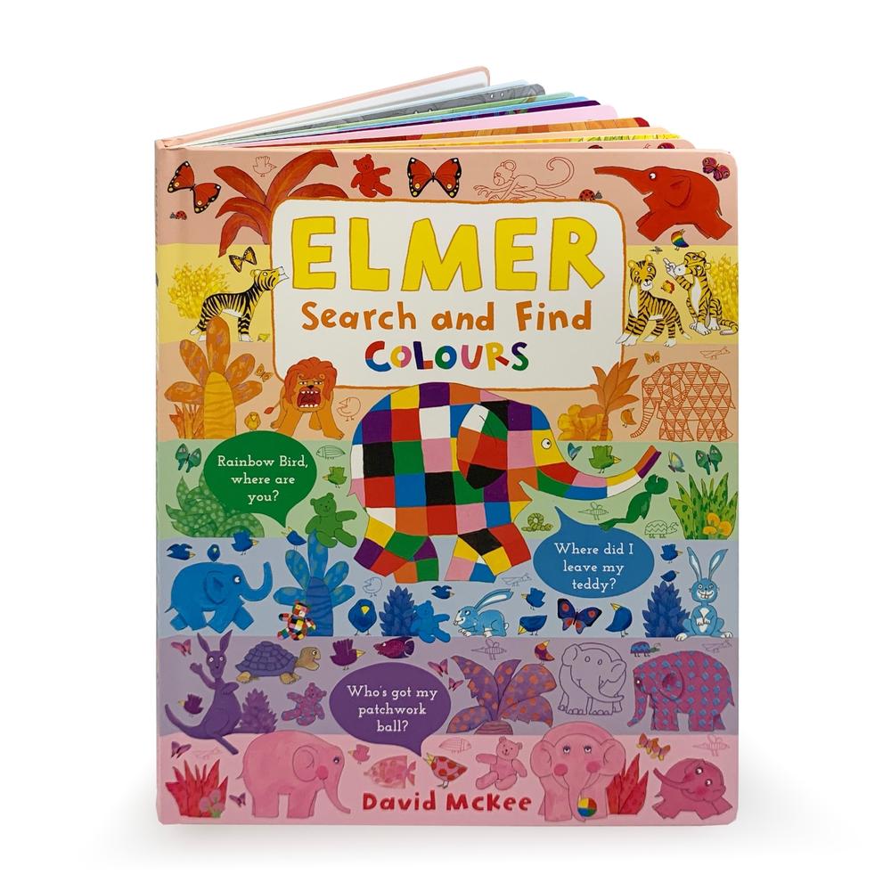 Elmer Search and Find Colours, 9781783449743