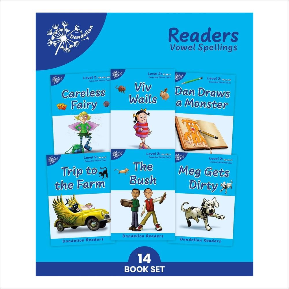 Phonic Books Dandelion Readers Vowel Spellings Level 2 by Phonic Books - ISBN: 9781783692460