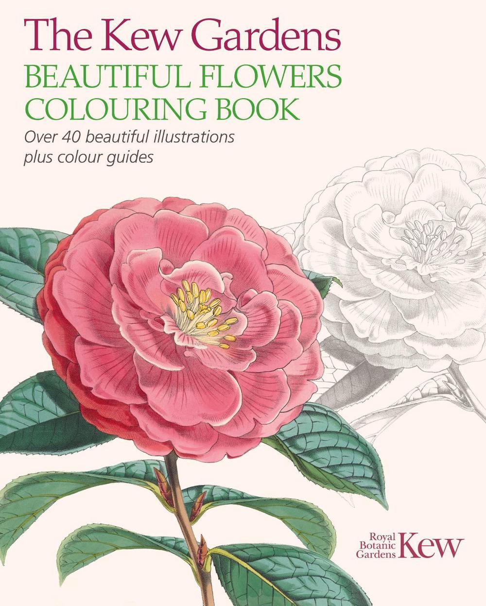 The Kew Gardens Beautiful Flowers Colouring Book - ISBN: 9781784283230