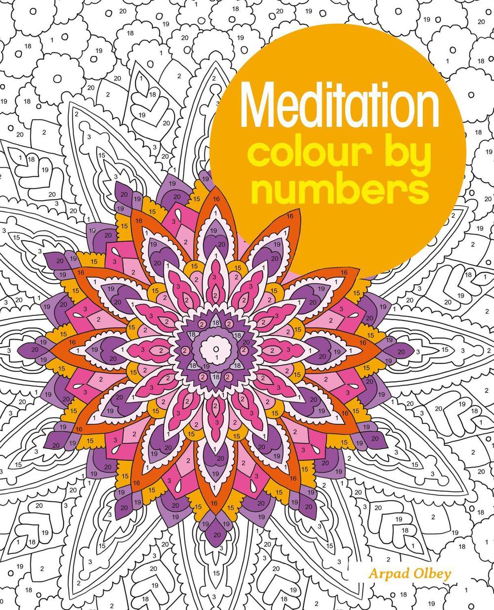 Meditation Colour by Numbers, 9781784287689