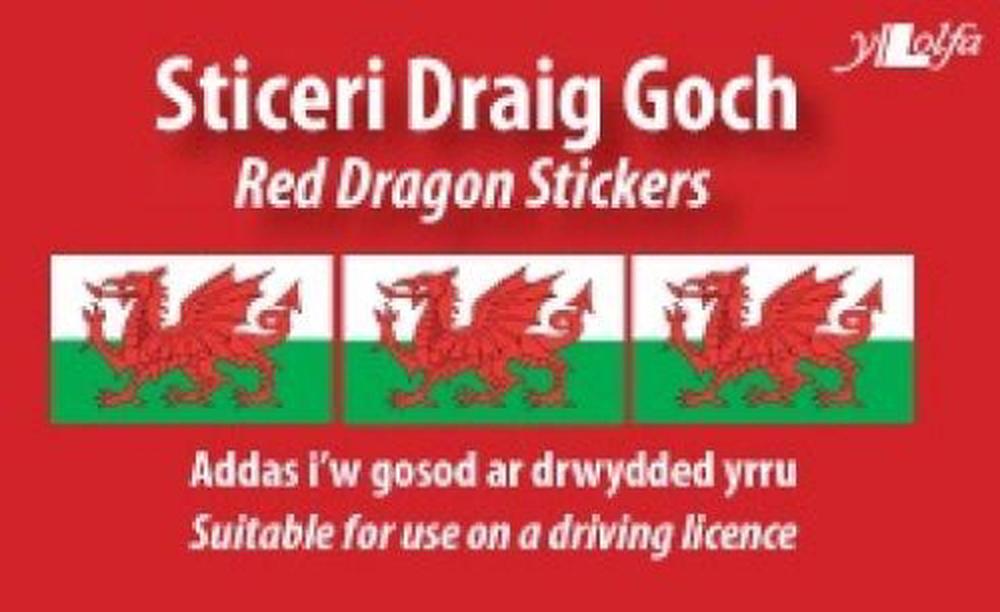 Y Lolfa Sticeri Ddraig Goch / Red Dragon Stickers, 9781784612566
