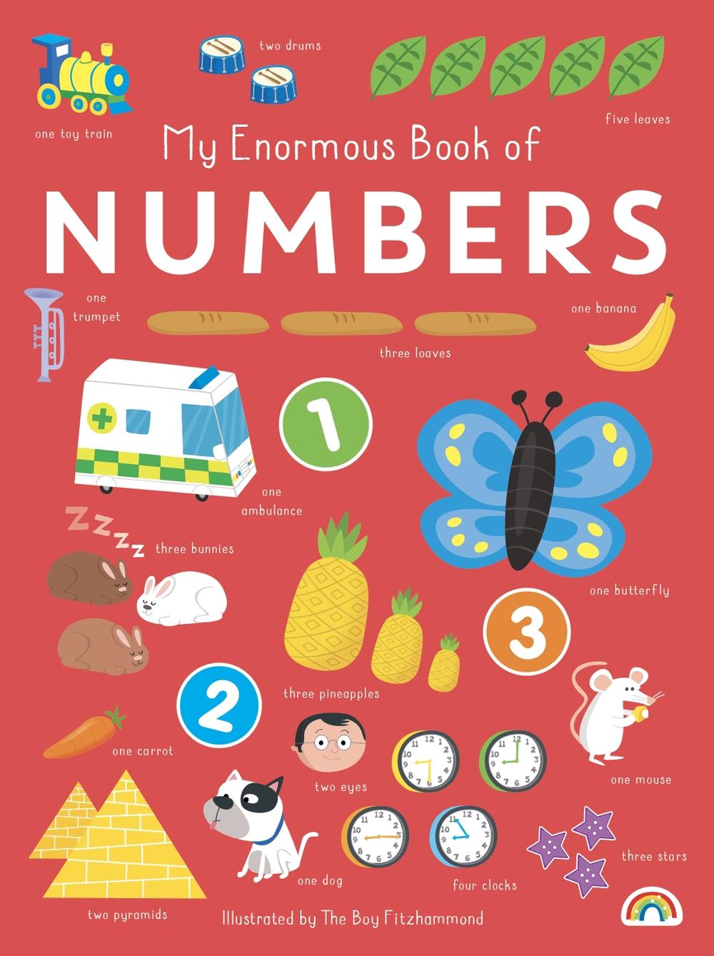Numbers Book Sample My Enormous Books of Numbers by Really Decent Books, Board Book ...