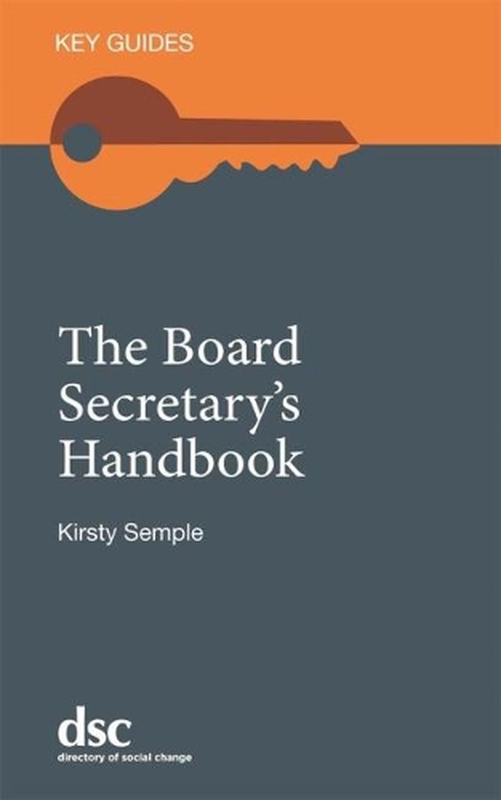 The Board Secretary's Handbook, 9781784820091