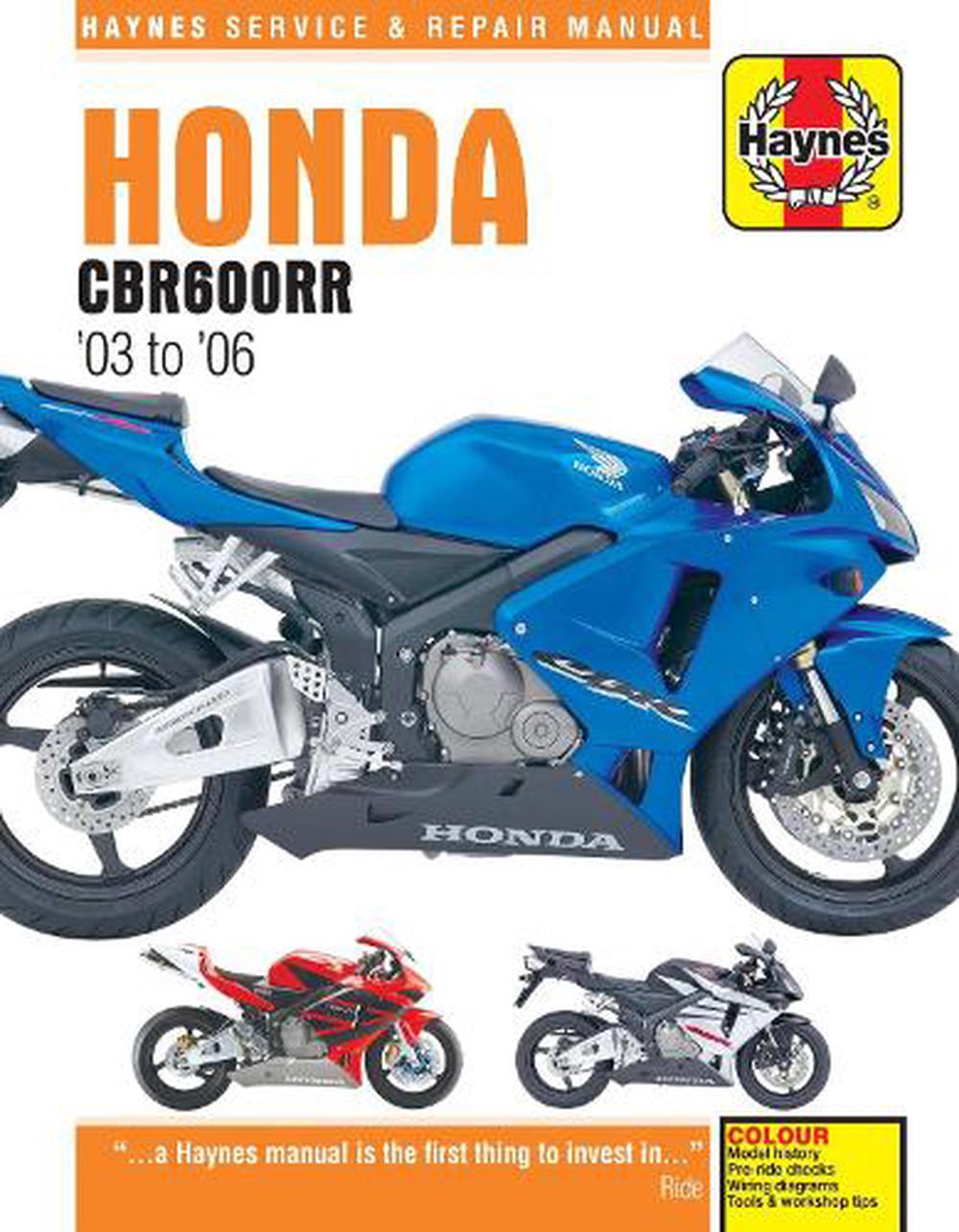 Honda Cbr600rr Service and Repair Manual by Haynes Publishing ...