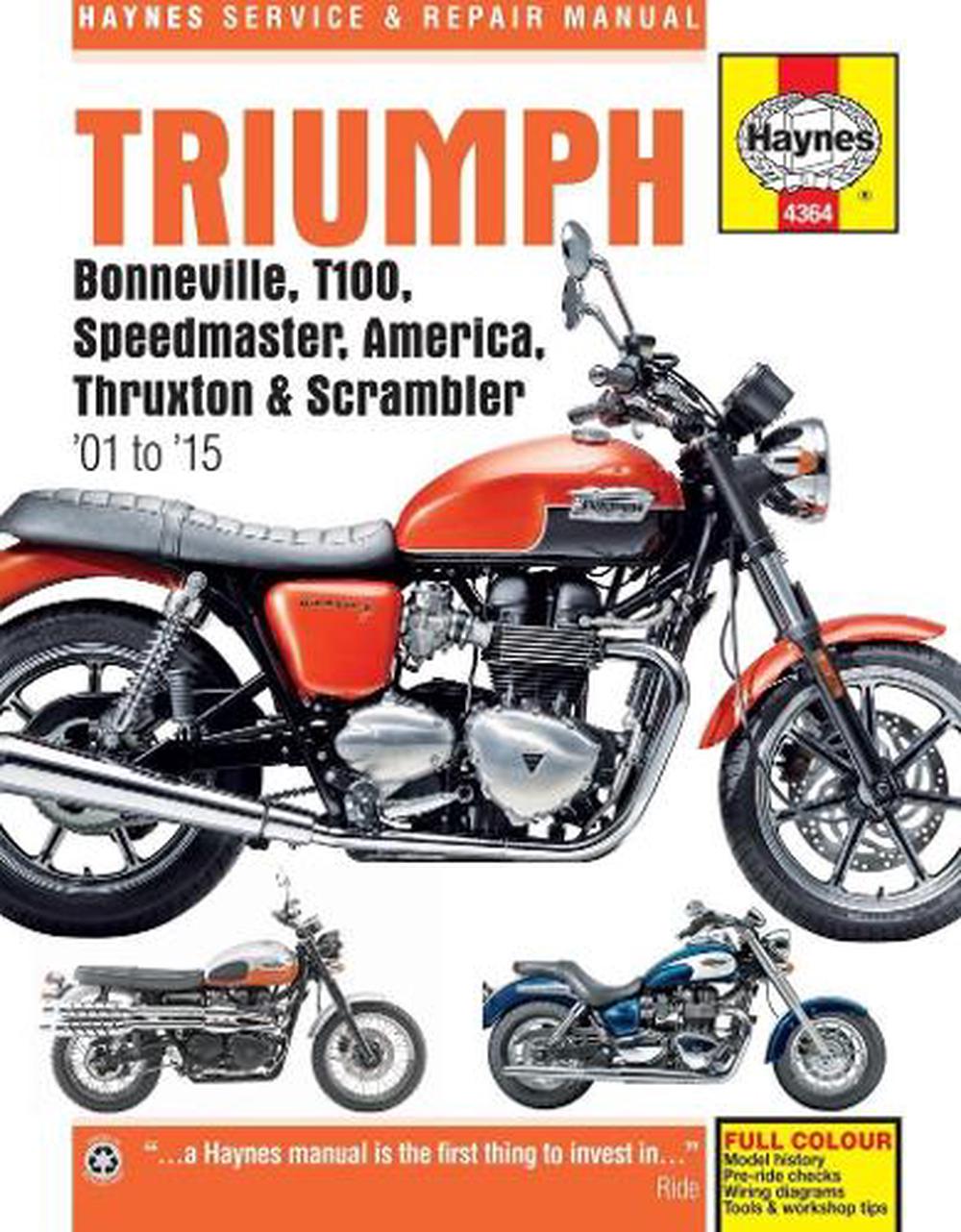 Triumph Bonneville, T100, Speedmaster, America, Thruxton & Scrambler (01 - 15), 9781785210365