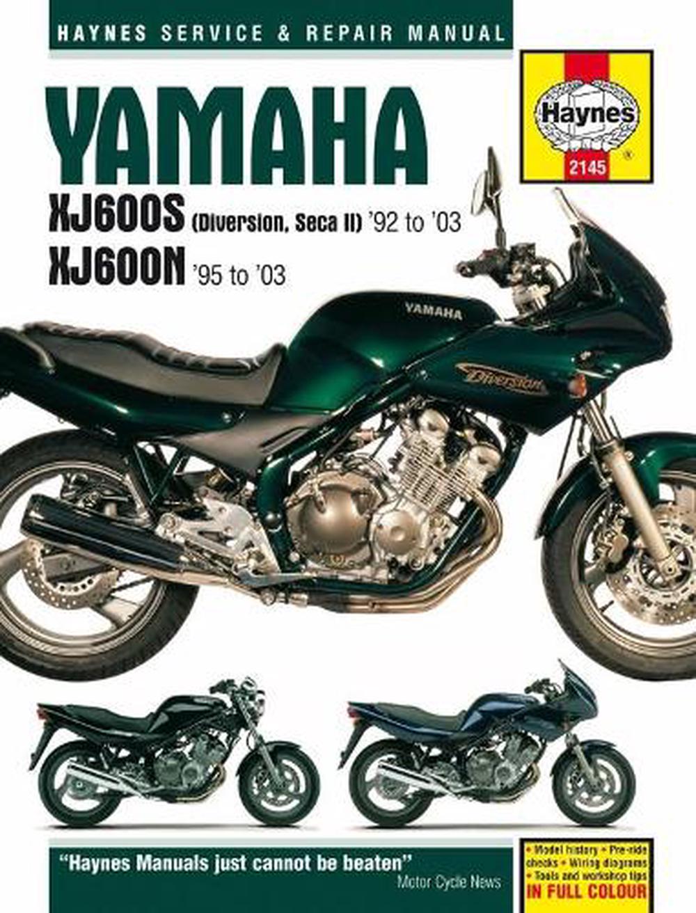 Yamaha XJ600S (Diversion, Seca II) & XJ600N Fours (92 - 03) Haynes Repair Manual, 9781785210488