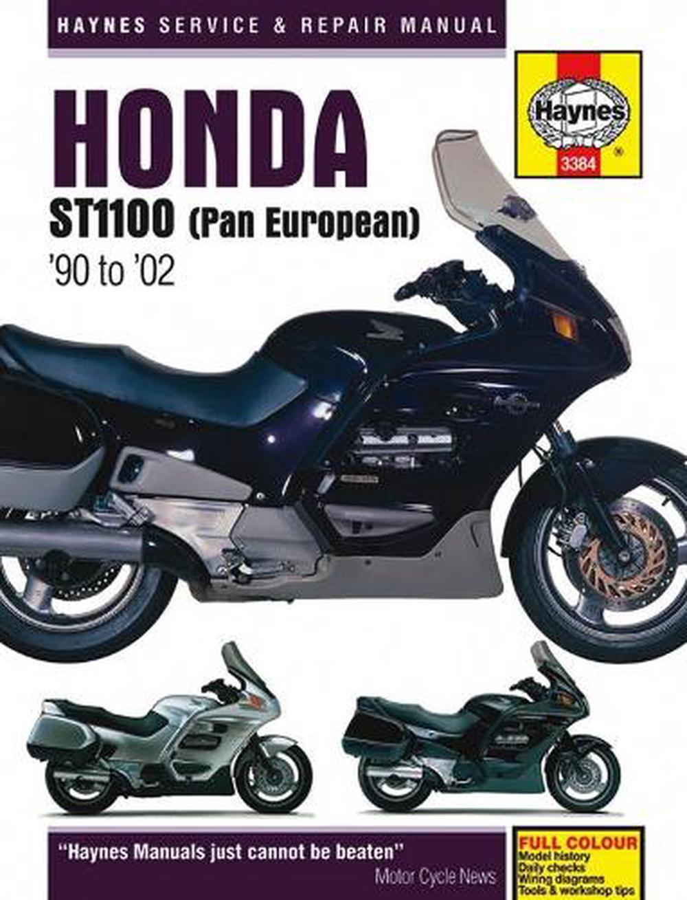 Honda St1100 Pan European V-fours Motorcycle Service and Repair Manual