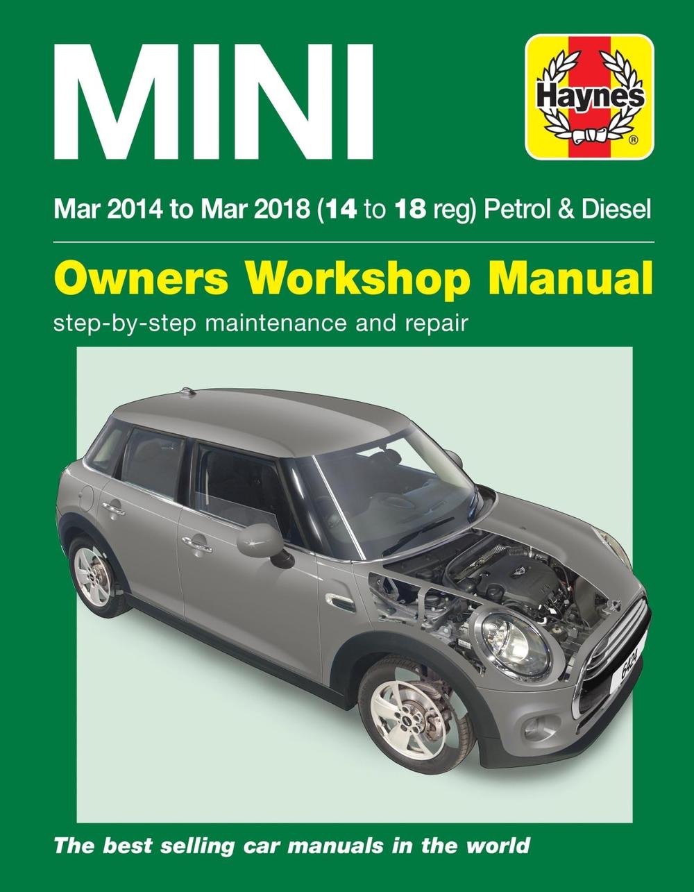 Mini Petrol & Diesel (Mar '14 - '18) Haynes Repair Manual, 9781785214240