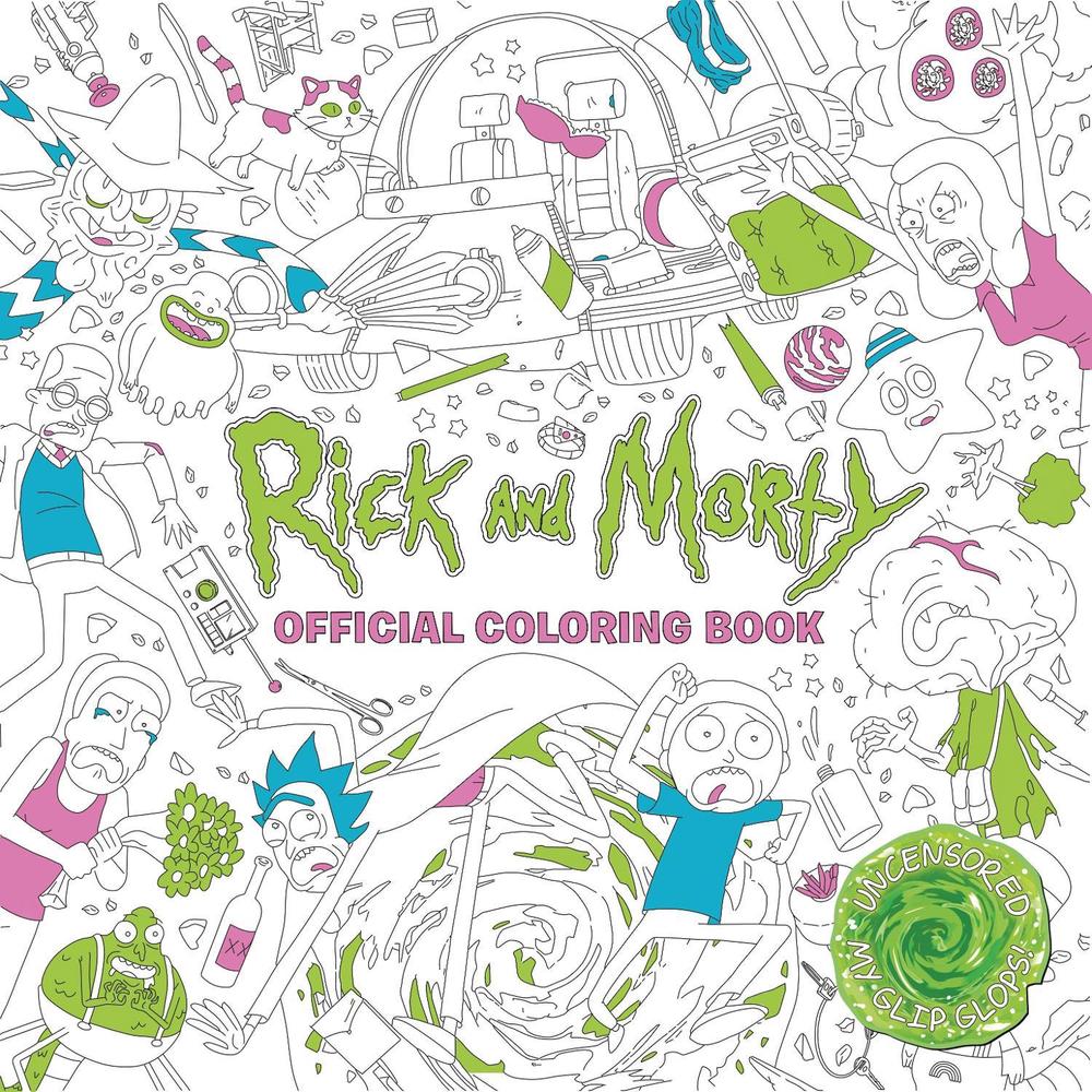 Rick and Morty Official Coloring Book, 9781785655623