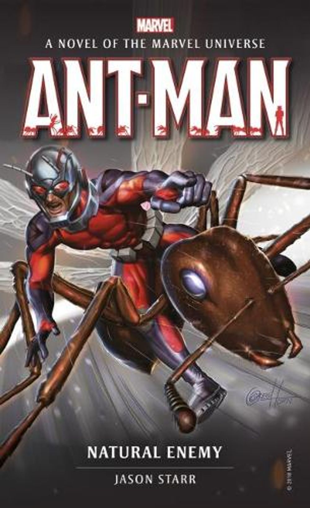 Marvel novels - Ant-Man: Natural Enemy by Jason Starr - ISBN: 9781785659881