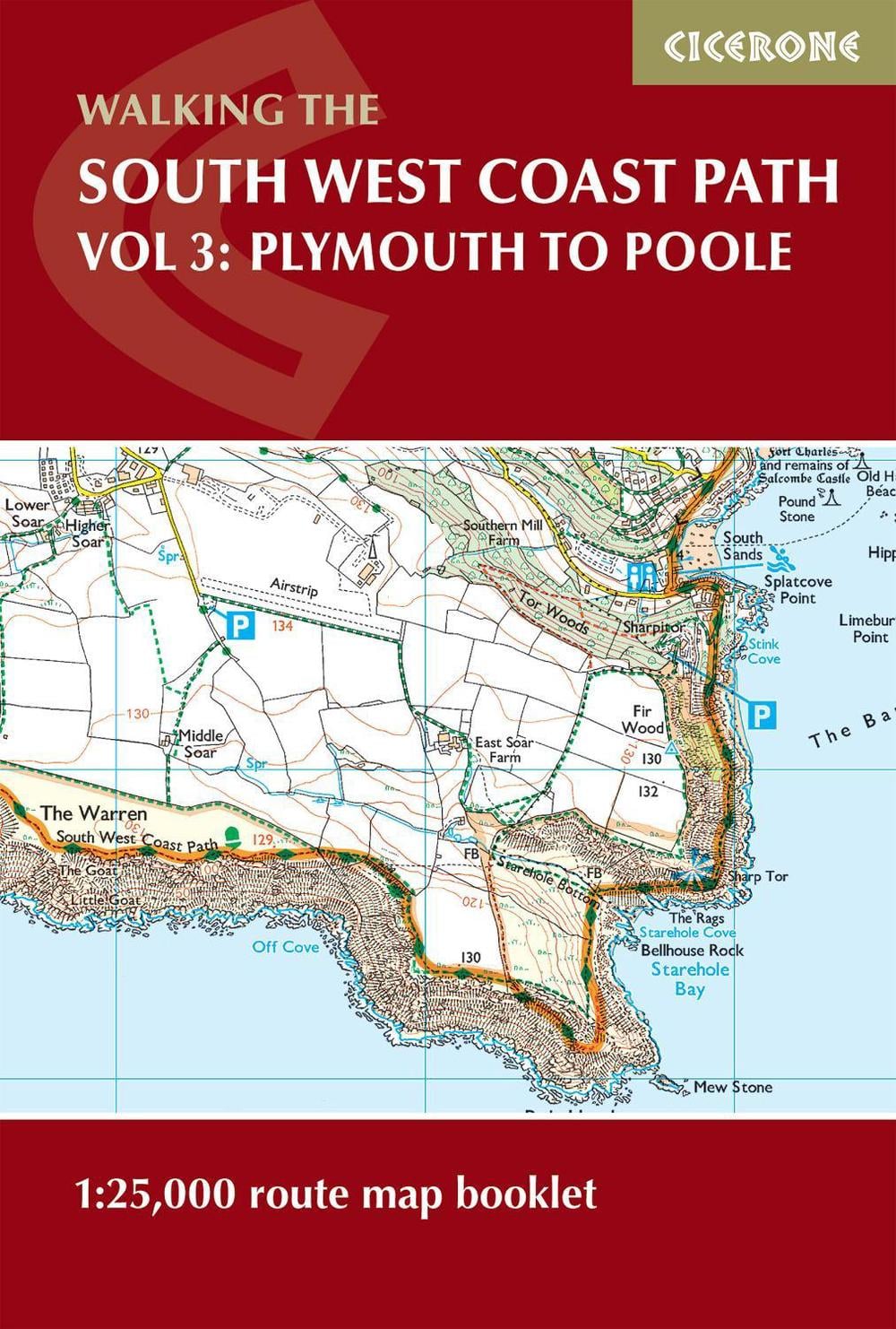 South West Coast Path Map Booklet - Vol 3: Plymouth to Poole by Paddy Dillon, Paperback ...
