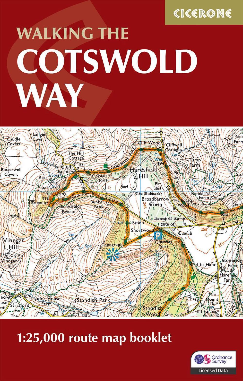The Cotswold Way Map Booklet by Kev Reynolds, Paperback, 9781786312112