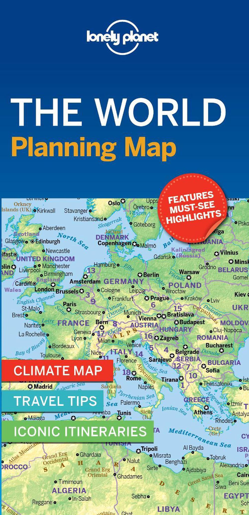 Lonely Planet The World Planning Map by Lonely Planet - ISBN: 9781786579119