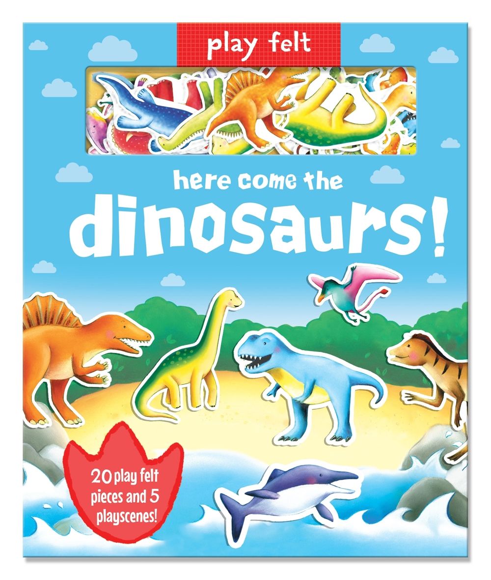 Play Felt Here Come the Dinosaurs - Activity Book by Georgina Wren - ISBN: 9781787007482