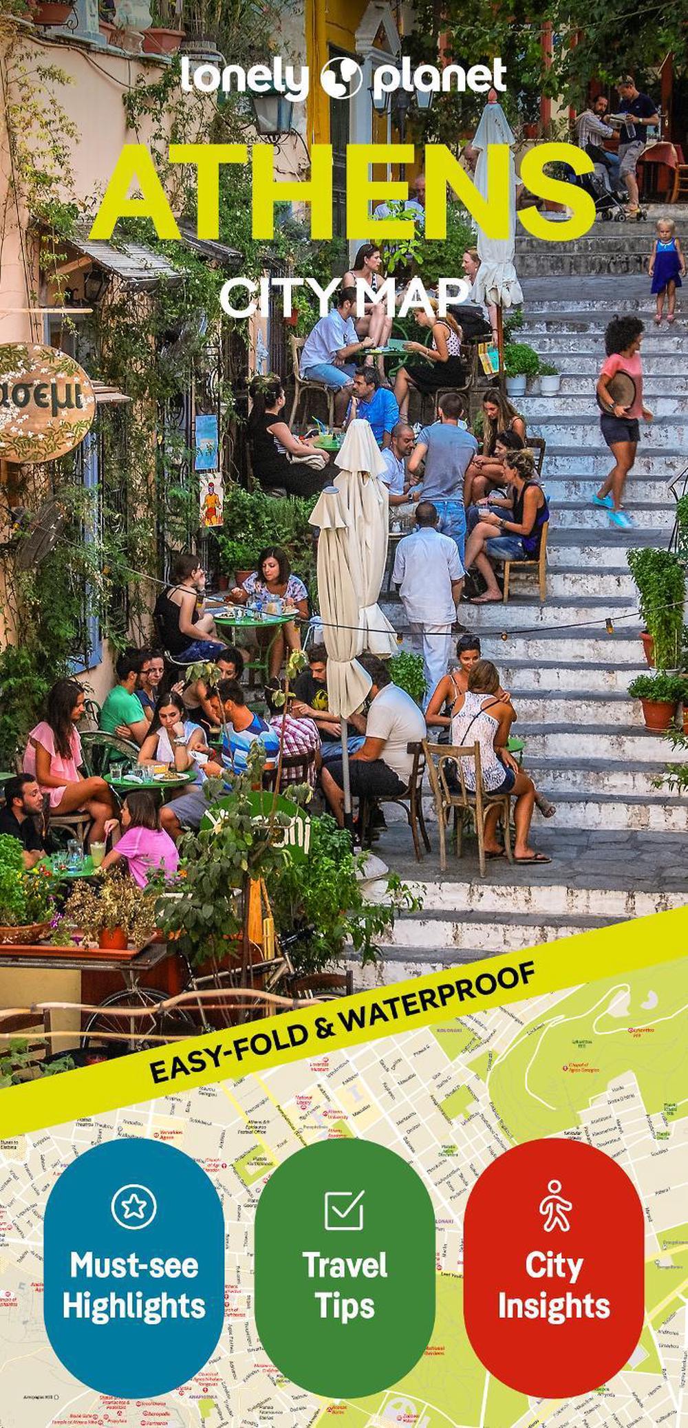 Lonely Planet Athens City Map, 9781787015241