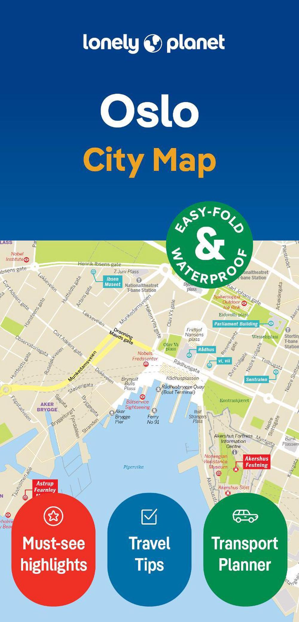 Lonely Planet Oslo City Map by Lonely Planet - ISBN: 9781787016095