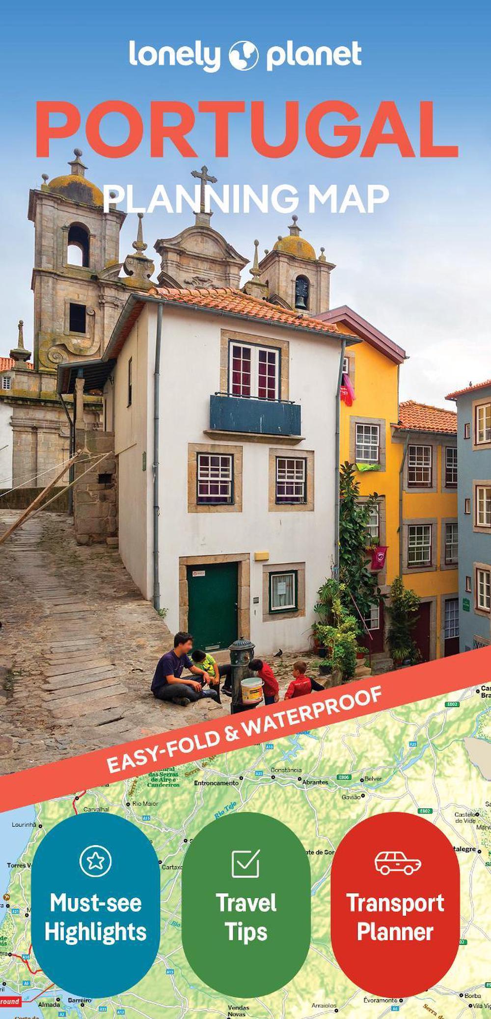 Lonely Planet Portugal Planning Map, 9781787016309