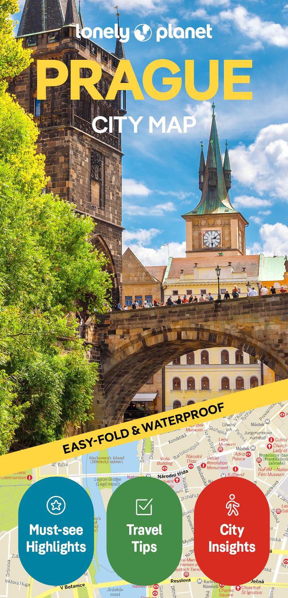 Lonely Planet Prague City Map, 9781787016323
