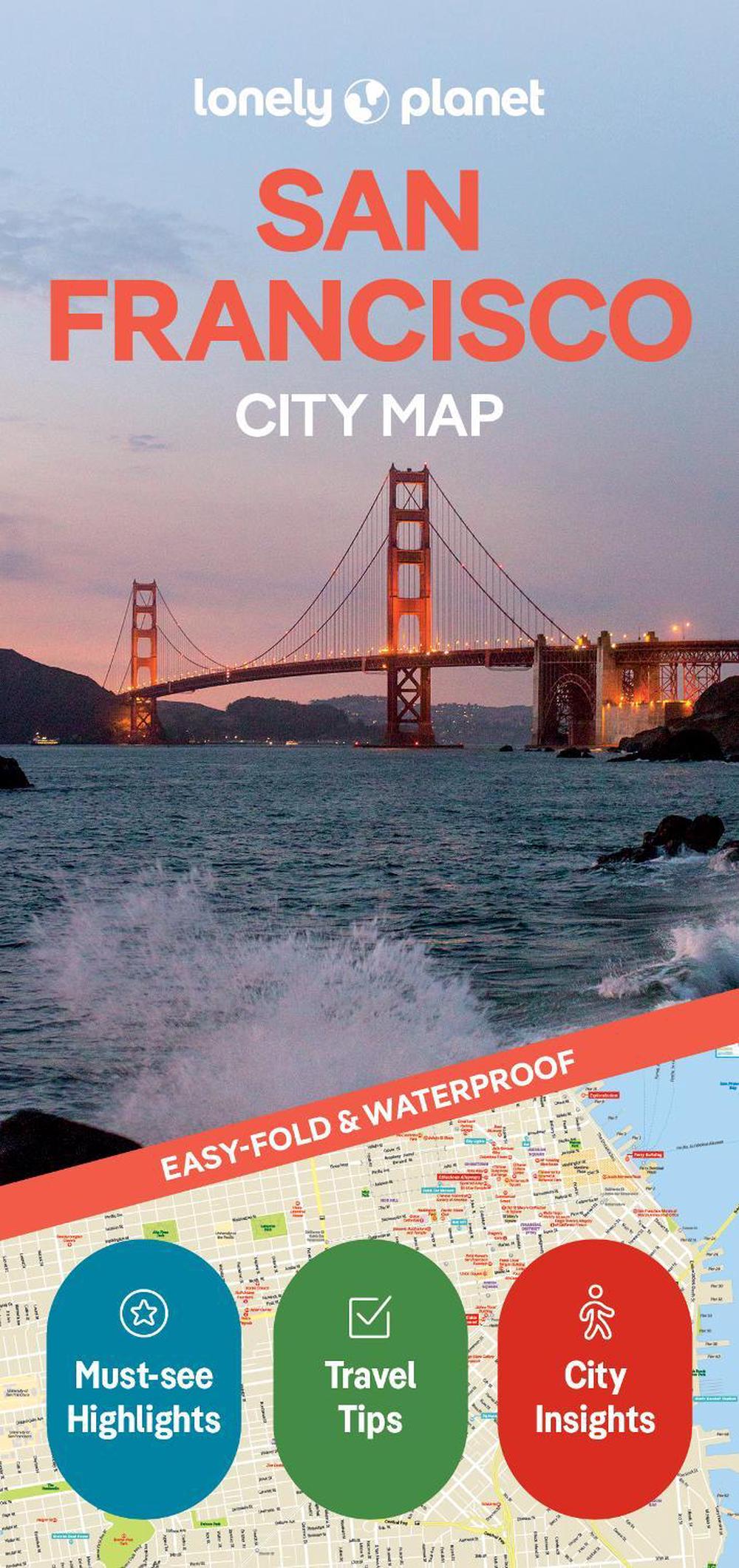 Lonely Planet San Francisco City Map, 9781787016392